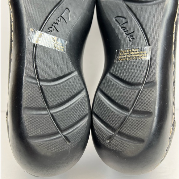 Clark’s Women's Ashland Step Loafer Sz 10M Black Leather 64580 Superb Clean! - Picture 13 of 14